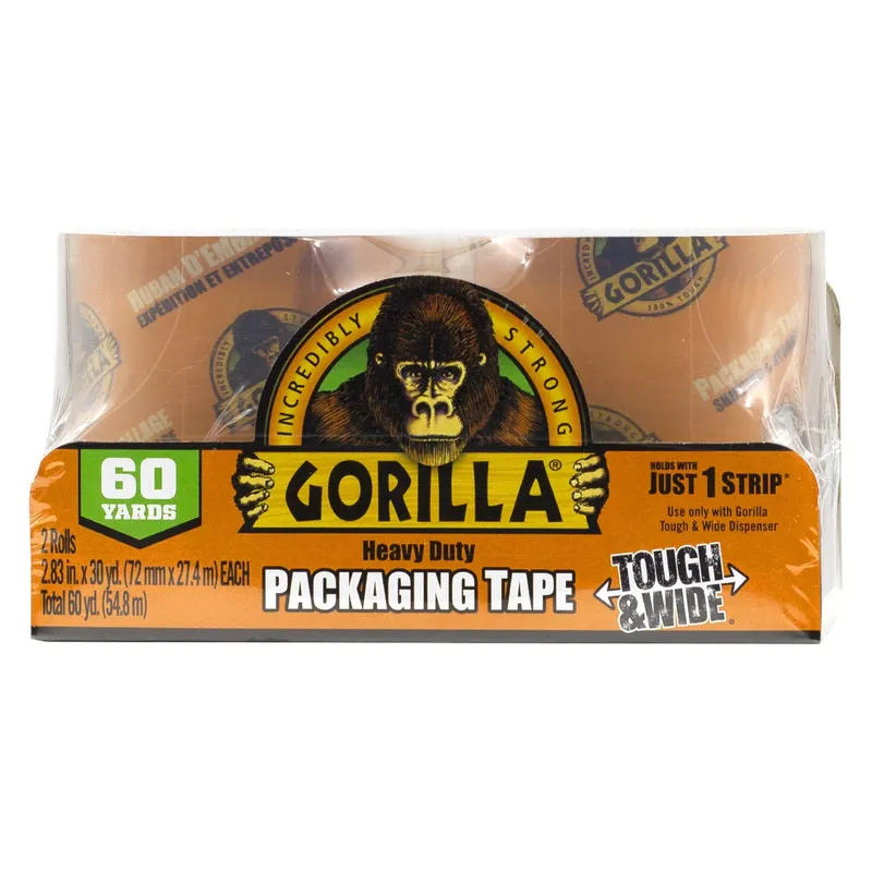 2.88 In. W X 60 Yd L Heavy Duty Packaging Tape 2 Pk