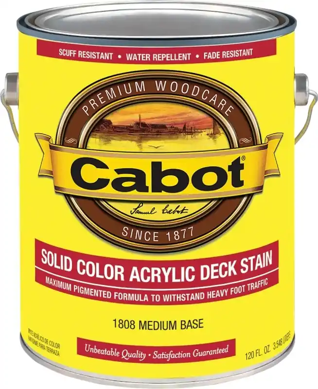 Medium Base Exterior Decking Stain, 1-gallon