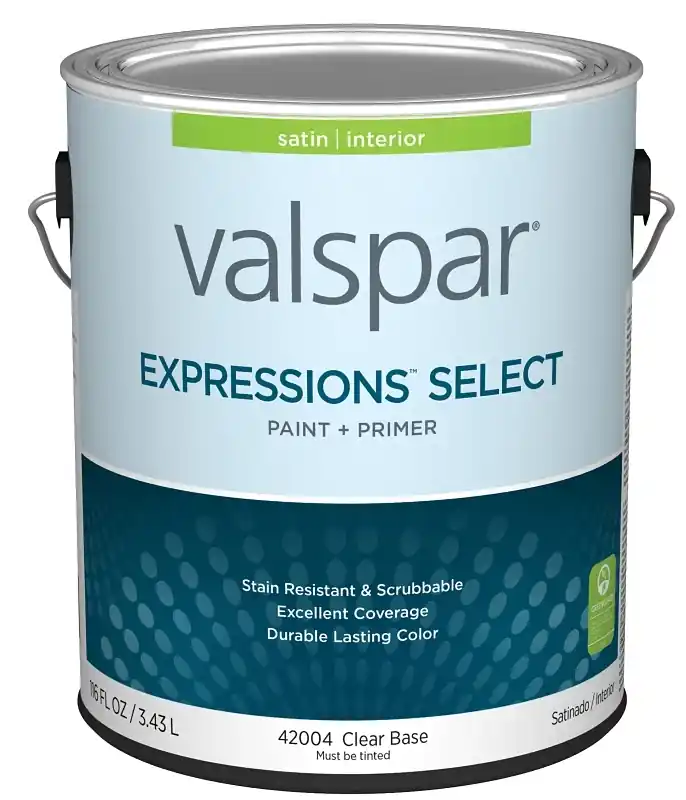 Paint And Primer Interior Satin Color Gallon - Durable And Stain Resistant