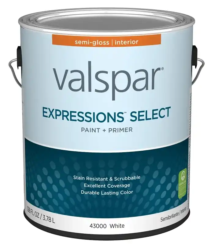 Interior Semi-gloss White Paint And Primer 1 Gallon