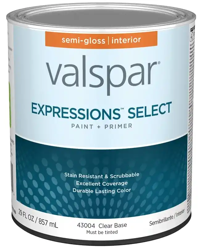 Paint And Primer Interior Semi-gloss Quart - Durable, Stain Resistant Finish