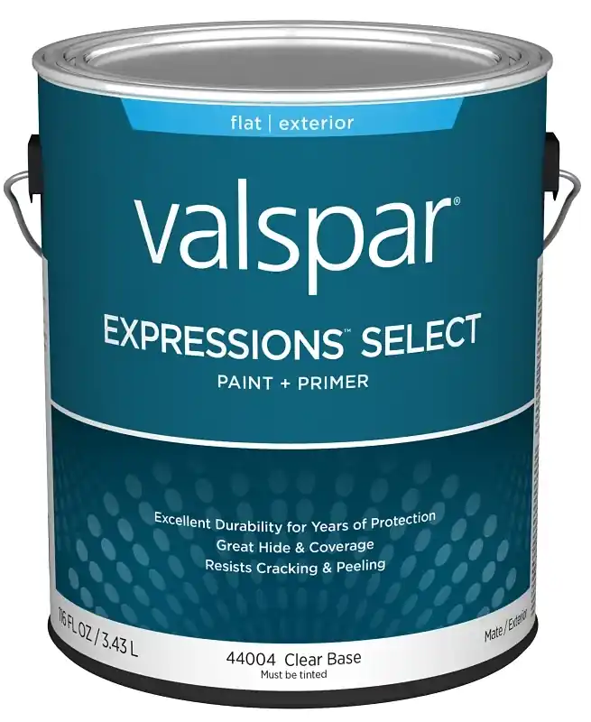 Paint And Primer Exterior Flat Color Gallon 100% Acrylic Formula