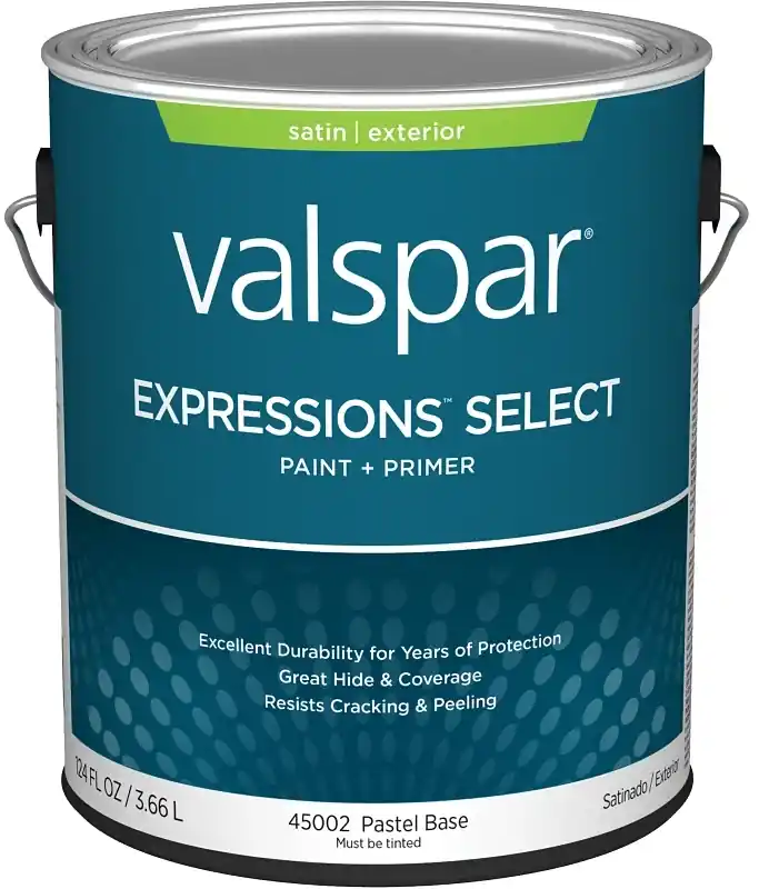 Paint And Primer Exterior Satin Pastel 1 Gallon