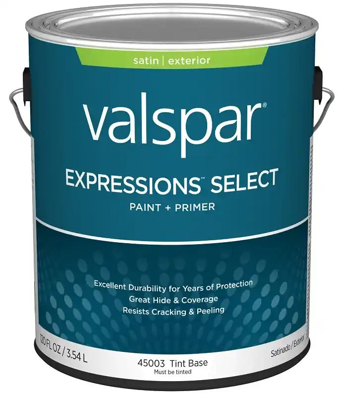 Exterior Satin Tint Base Paint And Primer 1 Gallon