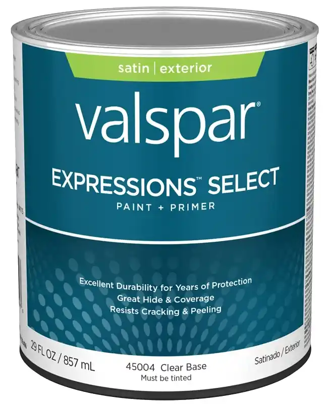 Paint And Primer Exterior Satin Quart 100% Acrylic Formula