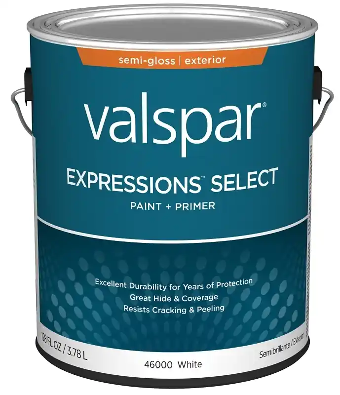 Exterior Latex Paint And Primer, Extra Smooth, White, Gallon