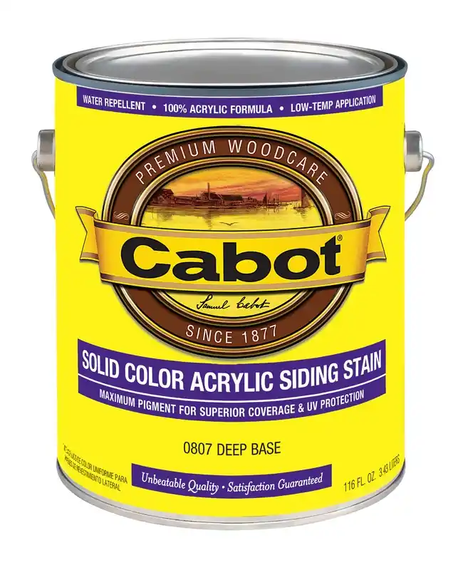 Deep Base Acrylic Siding Stain, 1-gallon