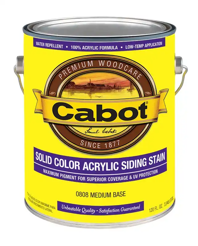 Medium Base Acrylic Siding Stain, 1-gallon