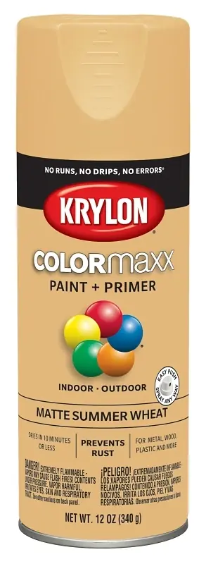 Colormaxx Spray Paint, Summer Wheat, Matte, 12-oz.