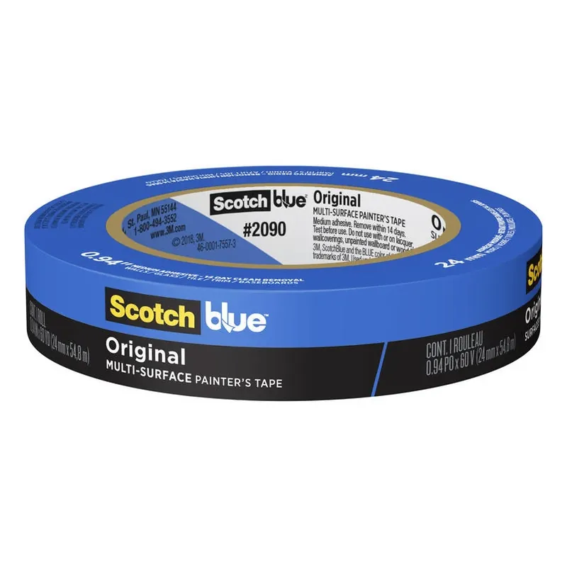 Scotchblue 0.94 In. W X 60 Yd L Blue Medium Strength Original Painter‘s Tape 1 Pk
