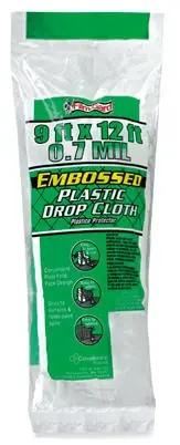 Medium-duty Textured Drop Cloth, 9 X 12-ft.