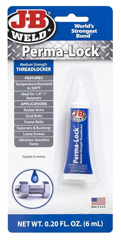 Perma-lock Threadlocker, Blue, 6-ml