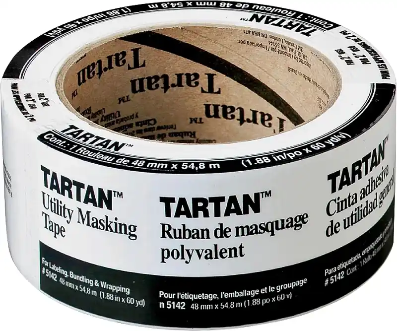 1.88 In. W X 60.1 Yd L Tan High Strength Masking Tape 1 Pk