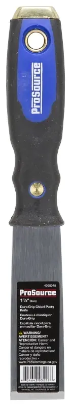 1-1/4 Inch High Carbon Steel Putty Knife With Ergonomic Handle