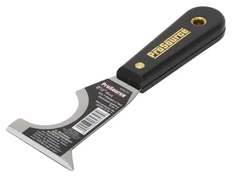 5-in-1 Nylon Handle Paint Tool With 2.5 Inch High-carbon Steel Blade