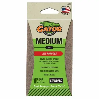 Jumbo Sanding Sponge, 60-grit, 3 X 5 Inches For Smooth Finishing