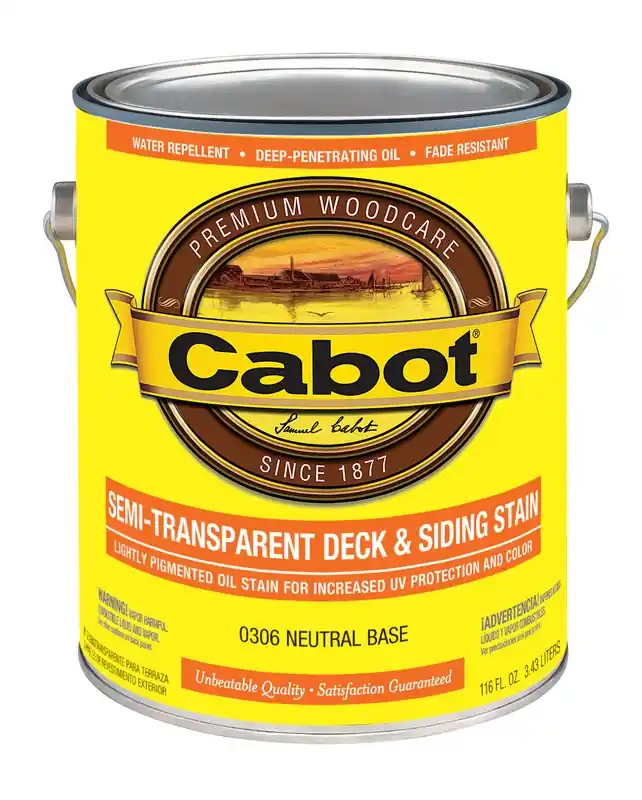 Semi-transparent Stain, Neutral Base, Gallon