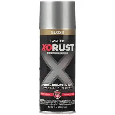 Anti-rust Enamel Spray Paint & Primer, Aluminum, 10 Oz. - Xop10