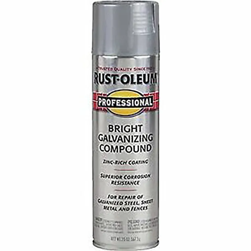 Fast Dry Professional Anti-rust Galvanizing Compound, Flat Bright, 20-oz.