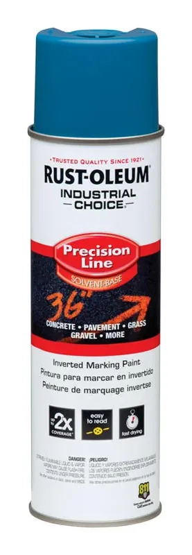Rust-oleum Industrial Choice Blue Inverted Marking Paint 17 Oz