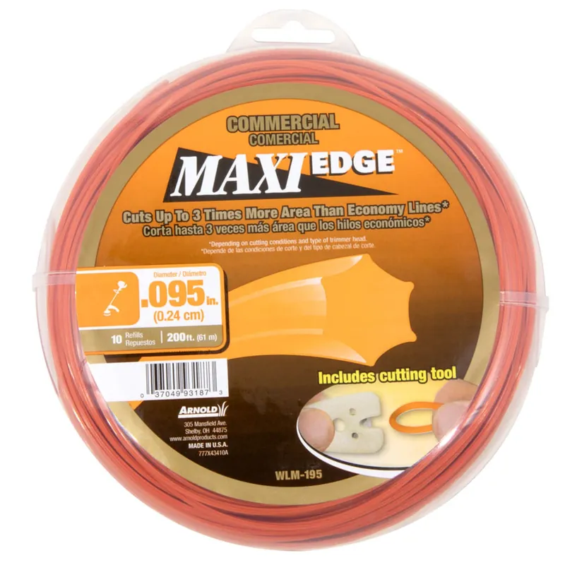 Maxi Edge Trimmer Line, .095-in. X 200-ft.