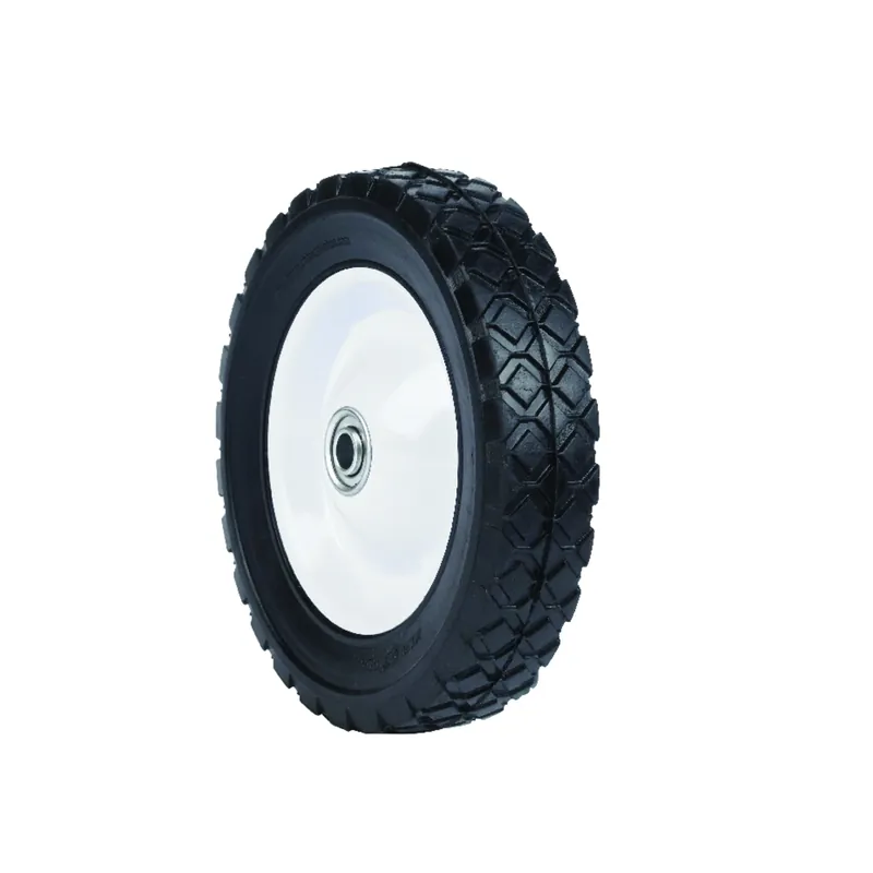 Universal Offset Hub Replacement Lawn Mower Wheel, Steel, 8 In.