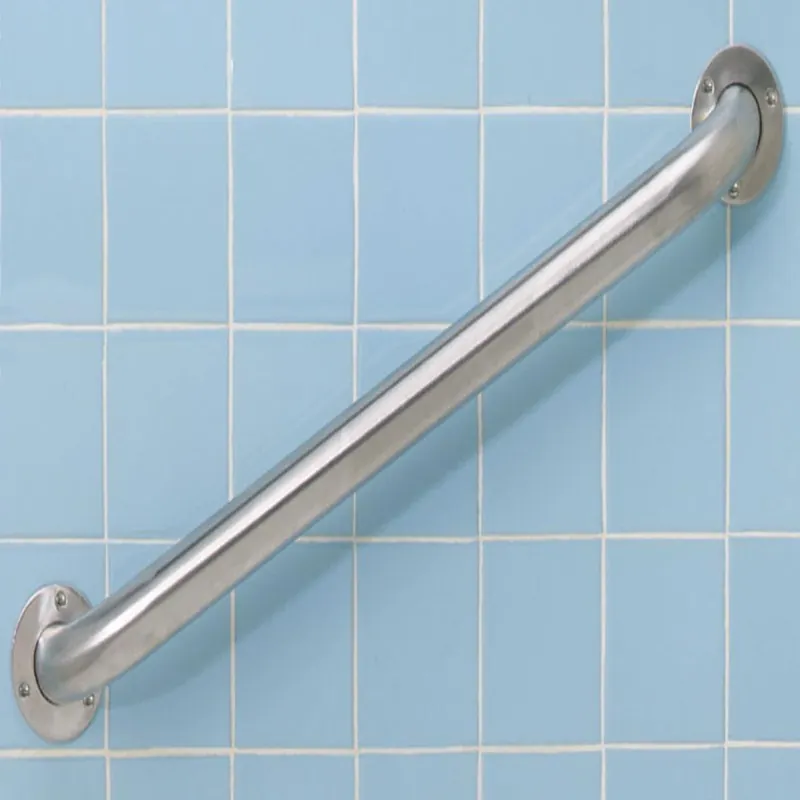Bath Safety Grab Bar, Satin Finish Stainless-steel, 24-in.