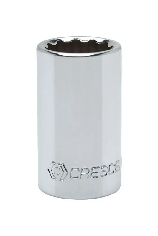 5/8 In. X 1/2 In. Drive Sae 12 Point Standard Socket - Chrome Vanadium Steel