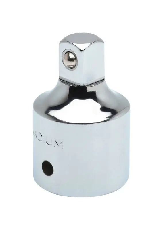 1.9 In. L Chrome Vanadium Steel Socket Adapter 1/2 In. Male To 3/4 In. Female