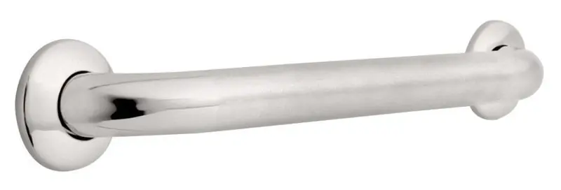 18 In. L Ada Compliant Peened Stainless Steel Grab Bar - Model D5618ps