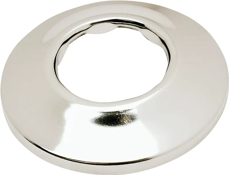 Chrome Plated Metal Shallow Flange 1-1/4 In. Diameter