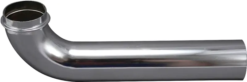 1-1/4 In. Diameter X 7 In. Length Chrome Plated Brass Wall Tube
