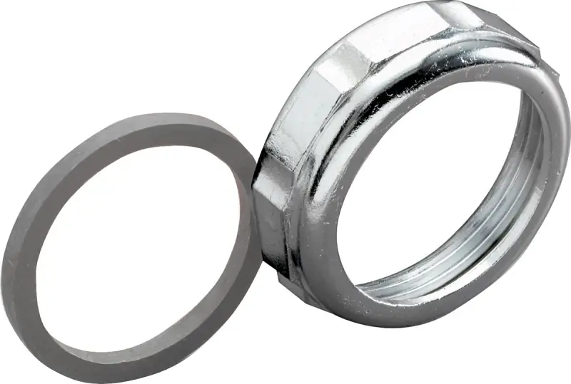 Slip Joint Nut For Universal 1-1/4 X 1-1/4 In. Silver Diecast 1 Pc