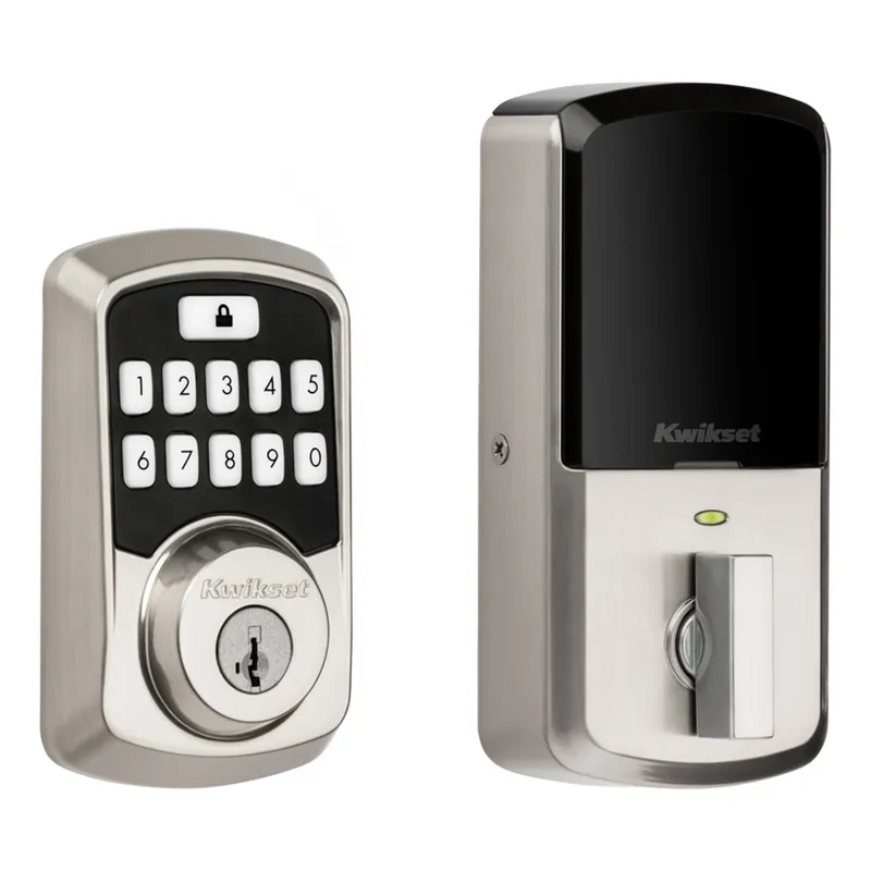 Smartkey Aura Satin Nickel Bluetooth Keypad Entry Smart Lock Model 99420-001