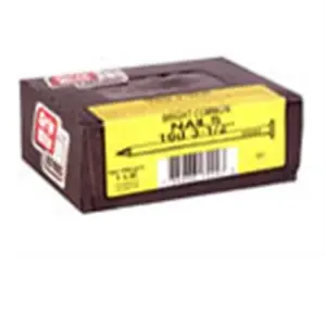 Grip-rite 12d 3-1/4 In. Common Bright Steel Nail Flat Head 1 Lb