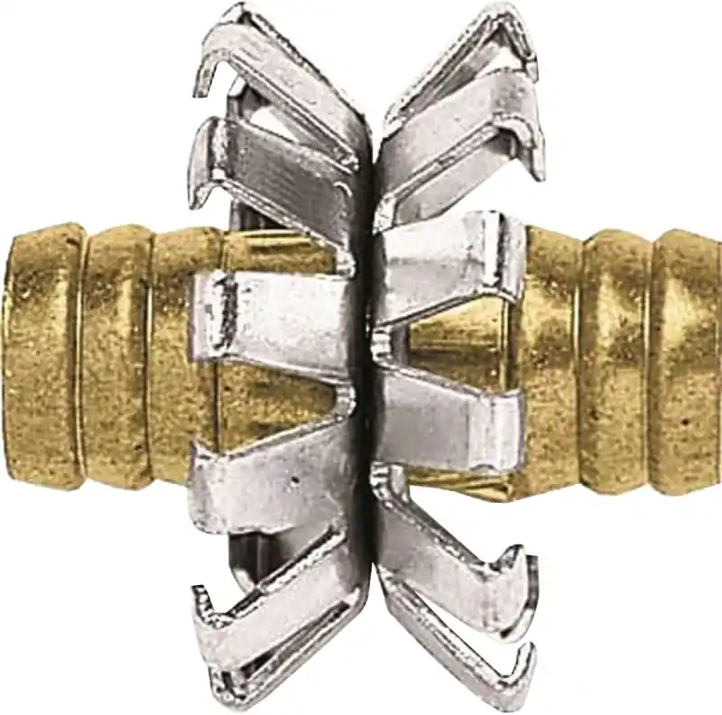 812154-1001 Heavy-duty Brass Clinch Hose Mender, 1/2 Inch