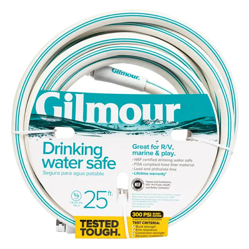 5/8 In. Diameter X 25 Ft Length Rv/marine Drinking Water Safe Hose