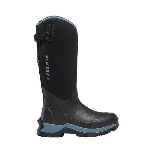 Women‘s Alpha Thermal 14in 7.0mm Insulated Waterproof Boots - Black/cerulean - Size 10