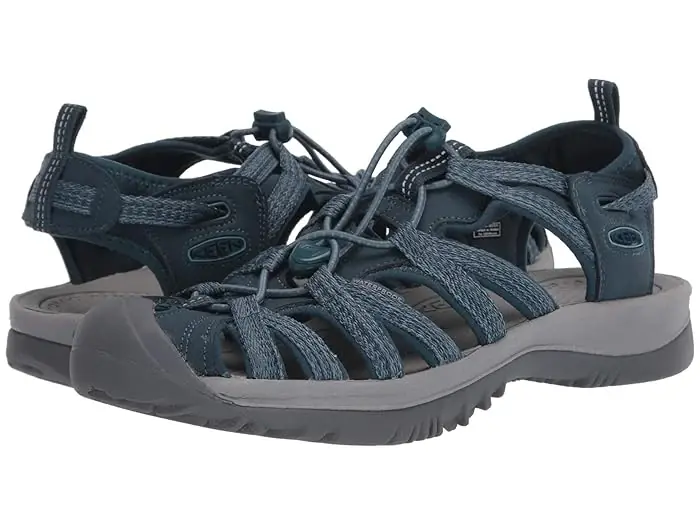 Keen Women‘s Whisper Water Sandals With Toe Protection - Size 7.5 - Smoke Blue
