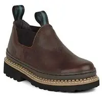 Little Giant Romeo Boys‘ Slip-on Work Shoes, Size 13, Brown