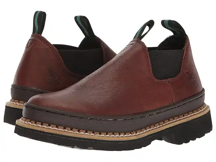 Little Giant Romeo Boys‘ Slip-on Shoes, Size 13.5, Brown