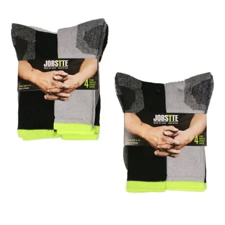 Gmi Mens Hi-splice Crew Heel Guard With Arch Support 1 Pack