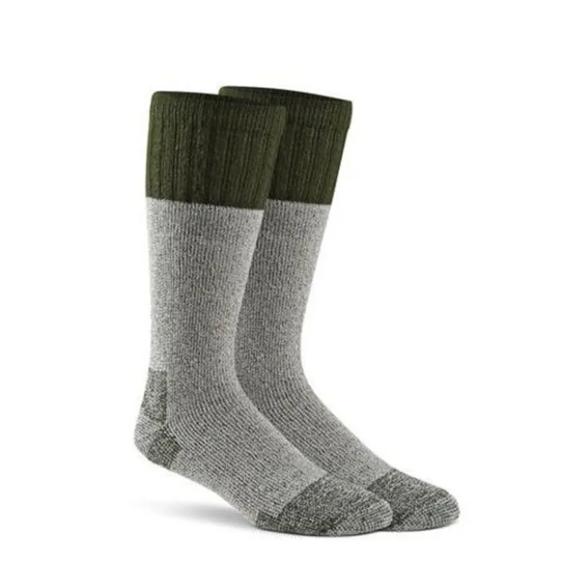 Men‘s Wick Dry Outlander Heavyweight Thermal Wool Socks, Large, Olive Drab