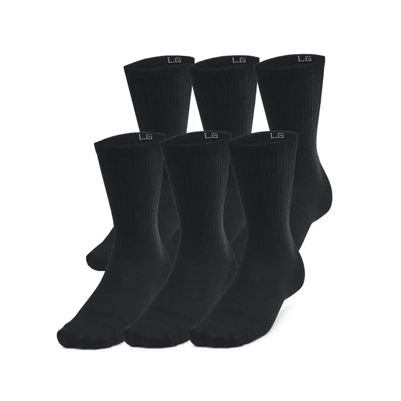 Ua Essential 6pk Crew Sock