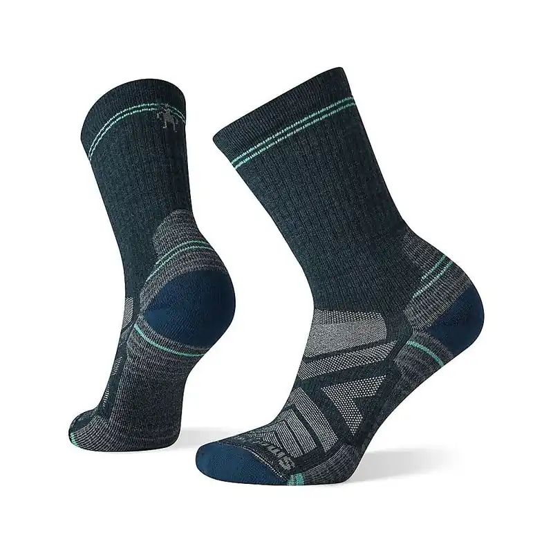 Women‘s Performance Hike Light Cushion Crew Socks - Large - Twilight Blue