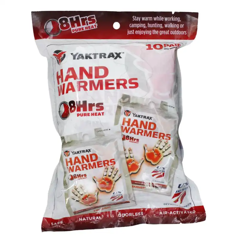 Yaktrax Hand Warmer 10 Pk
