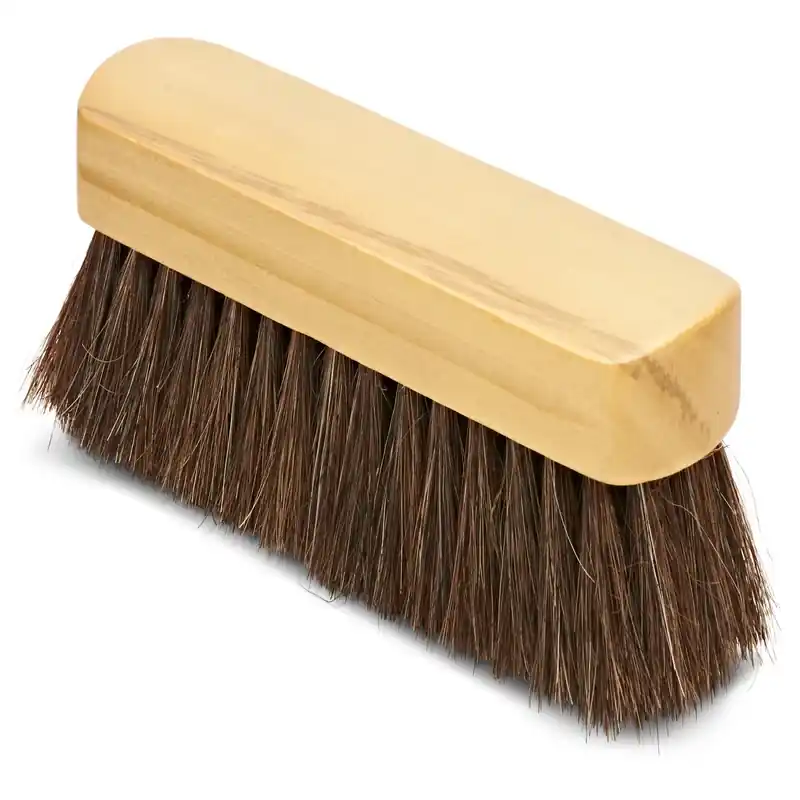 Premium Shine Boot Brush With Horse Hair Bristles