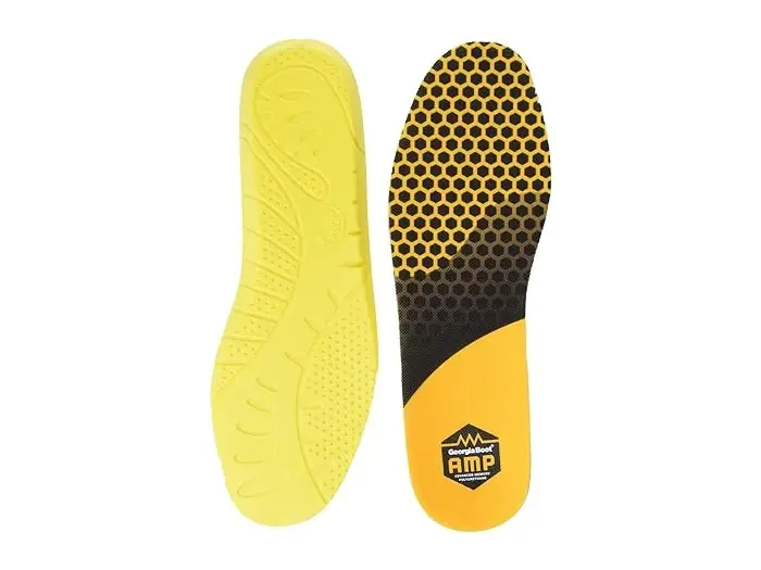 Amp Footbed Insoles For Men - Yellow And Black