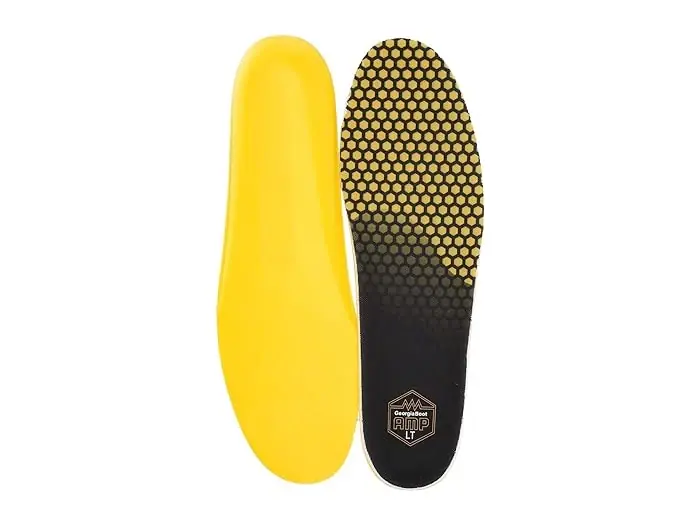 Amp Lt Men‘s Insoles Size Medium Black/yellow Footbed Accessories
