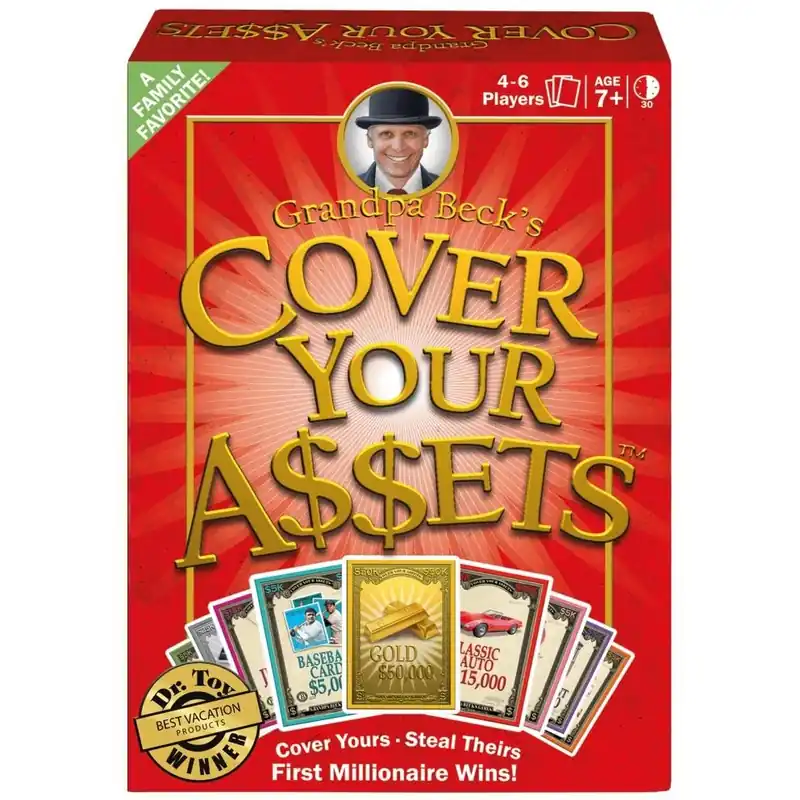 Grandpa Beck‘s Cover Your Assets Card Game Gpb2055 - Fun Family Game